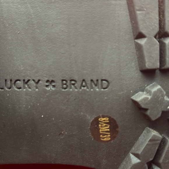 Lucky Brand Black Lace up shoes, size 8.5, fair used condition - Picture 9 of 12